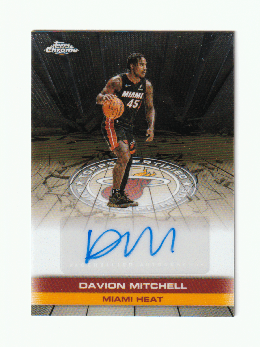 2025 - 26 TOPPS CHROME DAVION MITCHELL TOPPS AUTOGRAPH ISSUE by Fabio’s Black Box on MYNTED