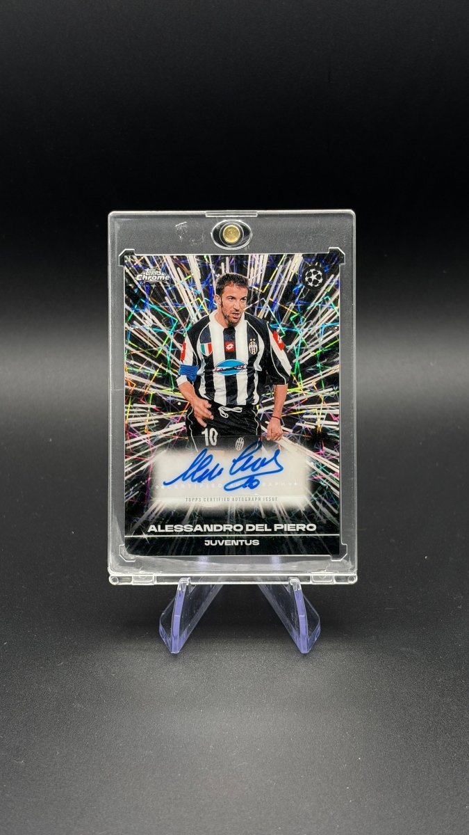 2025-26 Topps Chrome UCL Alessandro Del Piero Black Lazer Auto BLA-ADP Juventus by Better Call Sal on MYNTED