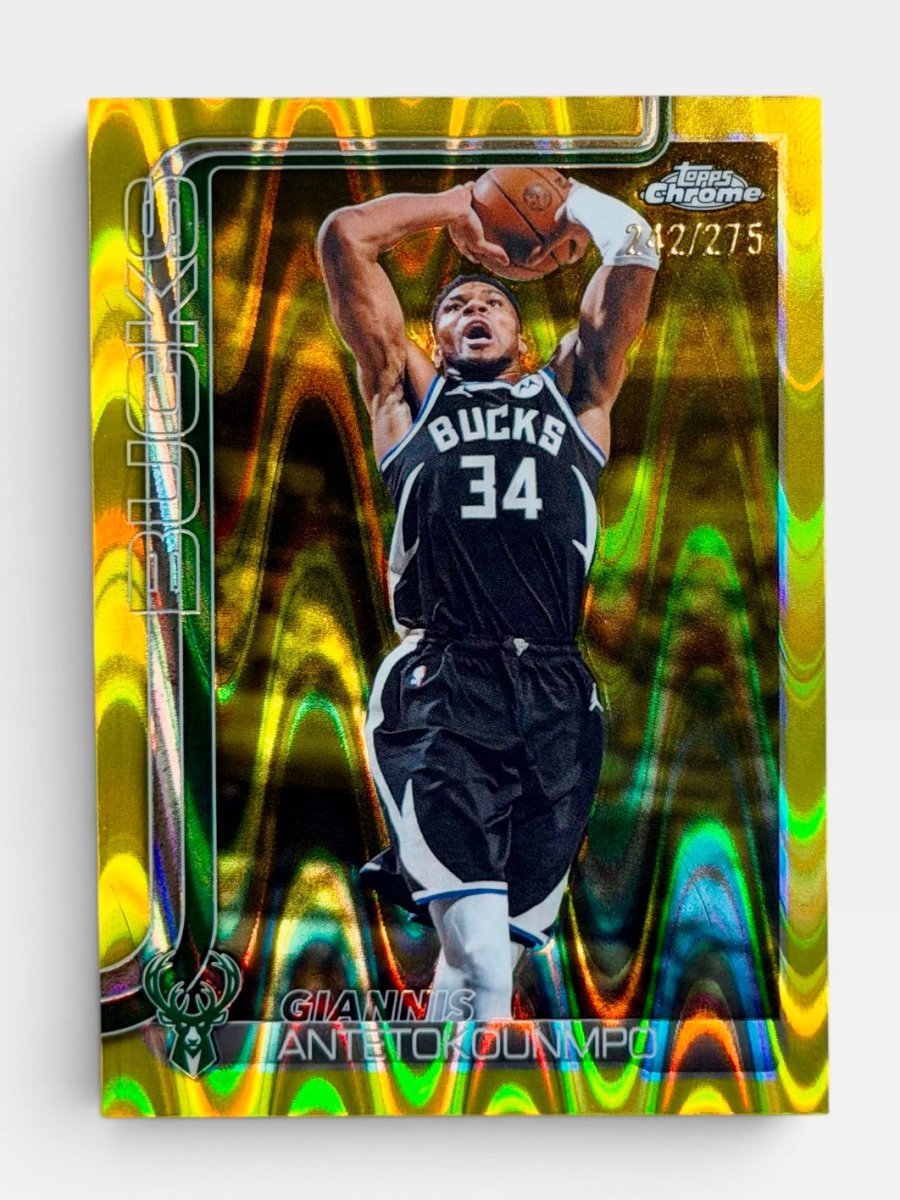 2025-26 Topps Chrome Update Giannis Antetokounmpo Yellow Raywave /275 by Fabio’s Black Box on MYNTED