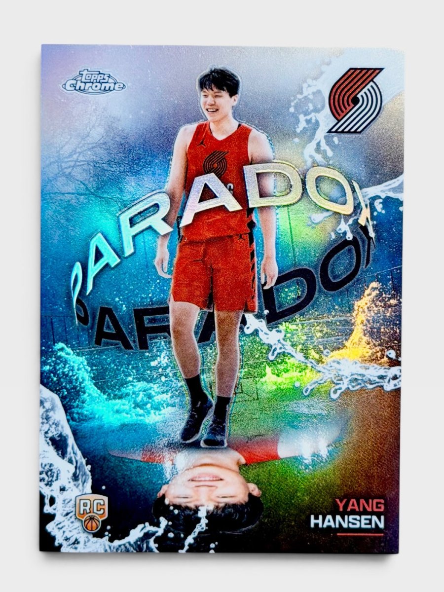 2025-26 Topps Chrome Update Yang Hansen Paradox by Fabio’s Black Box on MYNTED