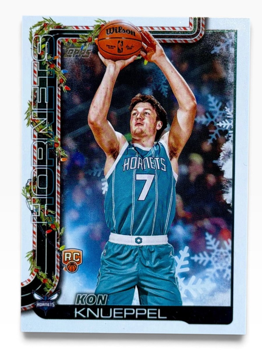 2025-26 Topps Holiday Kon Knueppel by Fabio’s Black Box on MYNTED