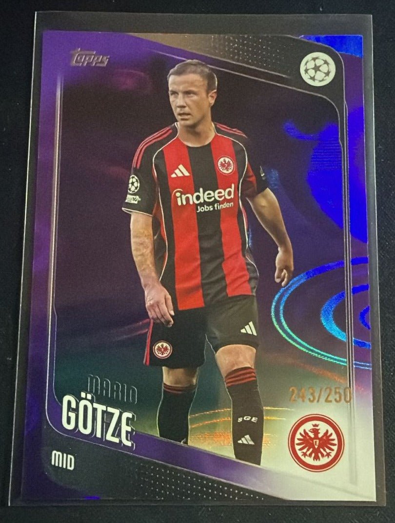 2025-26 Topps UEFA Champions League Mario Gotze 162 Purple /250 by House Of Cards on MYNTED