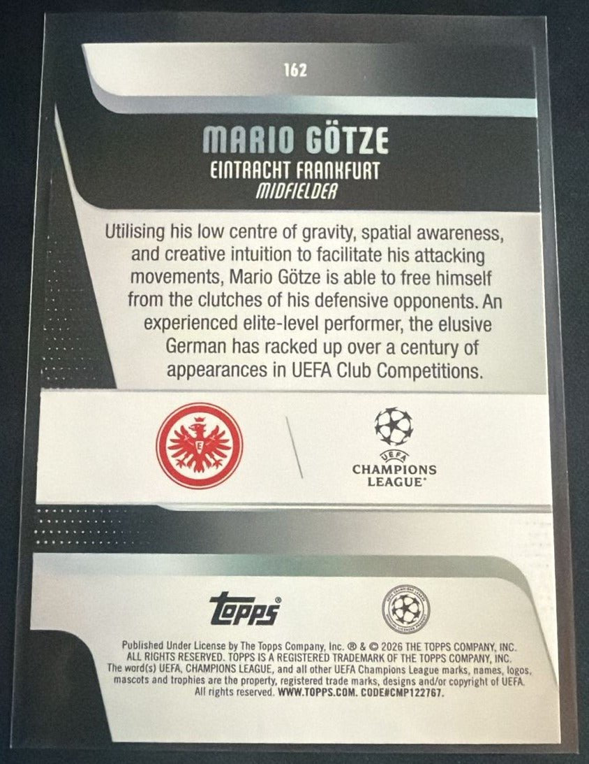 2025-26 Topps UEFA Champions League Mario Gotze 162 Purple /250 by House Of Cards on MYNTED