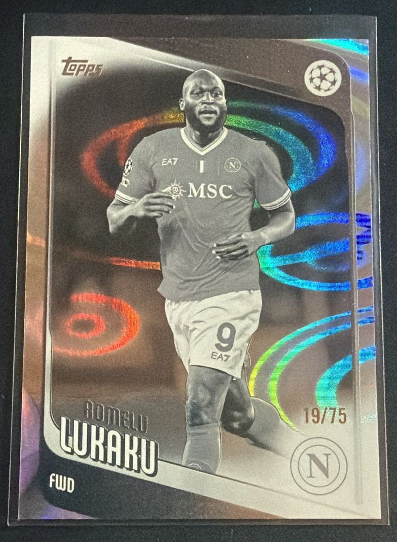 2025-26 Topps UEFA Champions League Romelu Lukaku 76 /75 by House Of Cards on MYNTED