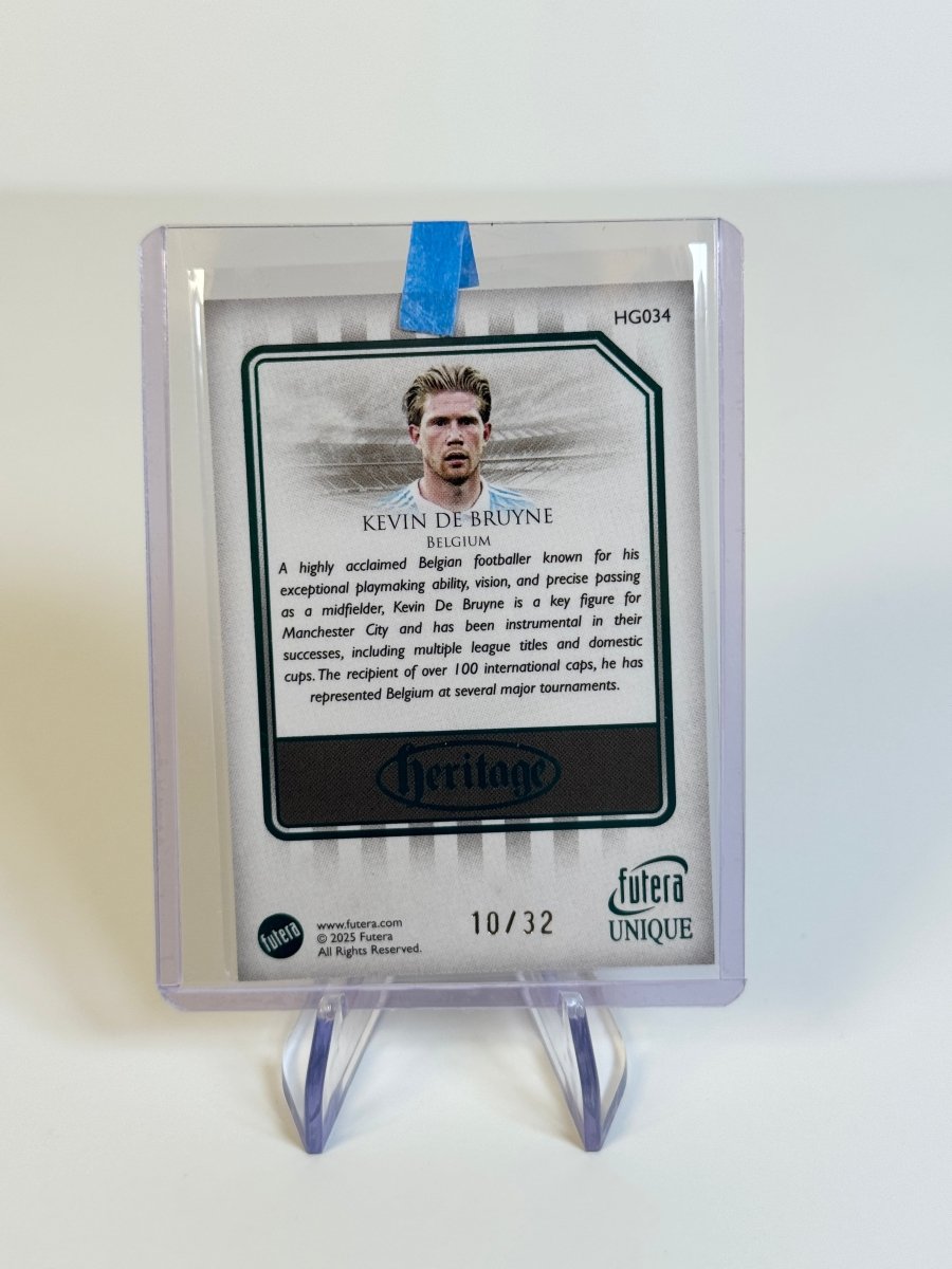 2025 Futera Unique Kevin De Bruyne Heritage /32 HG034 Belgium by Better Call Sal on MYNTED
