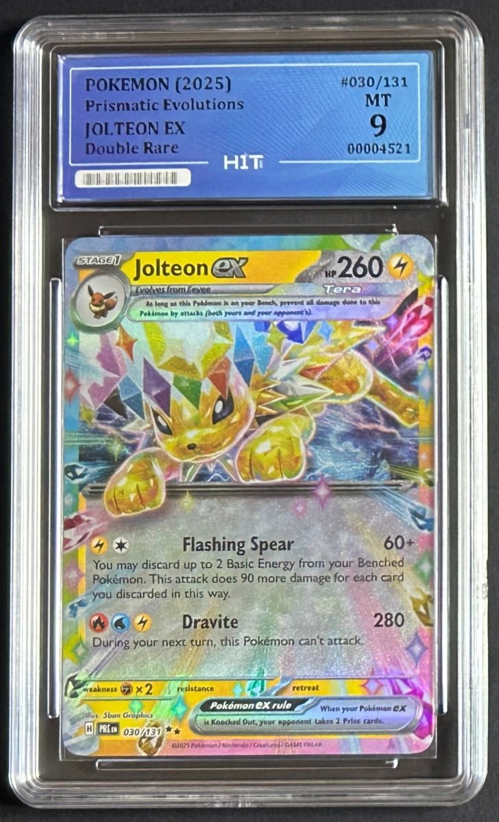 2025 JOLTEON EX - 030/131 DoubleRare (HIT Grade 9) by MEGA on MYNTED