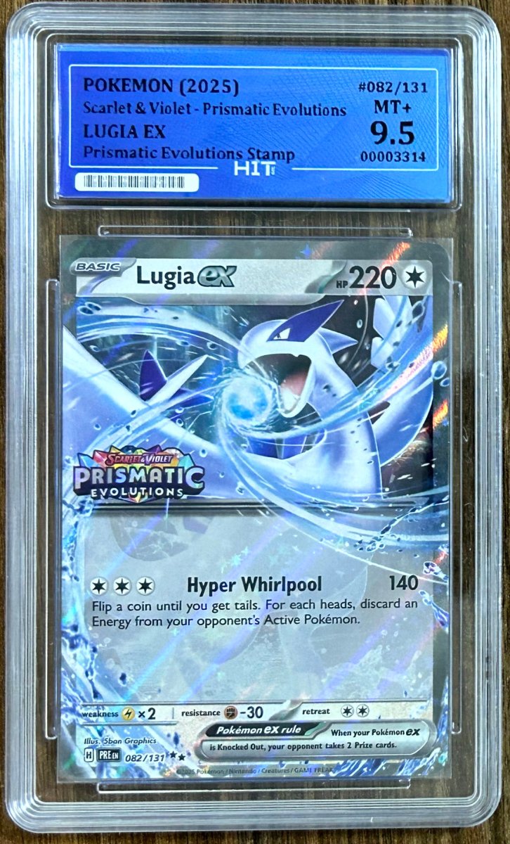 2025 LUGIA EX - Prismatic Evolutions Stamp 082/131 (HIT Grade 9.5) by MEGA on MYNTED