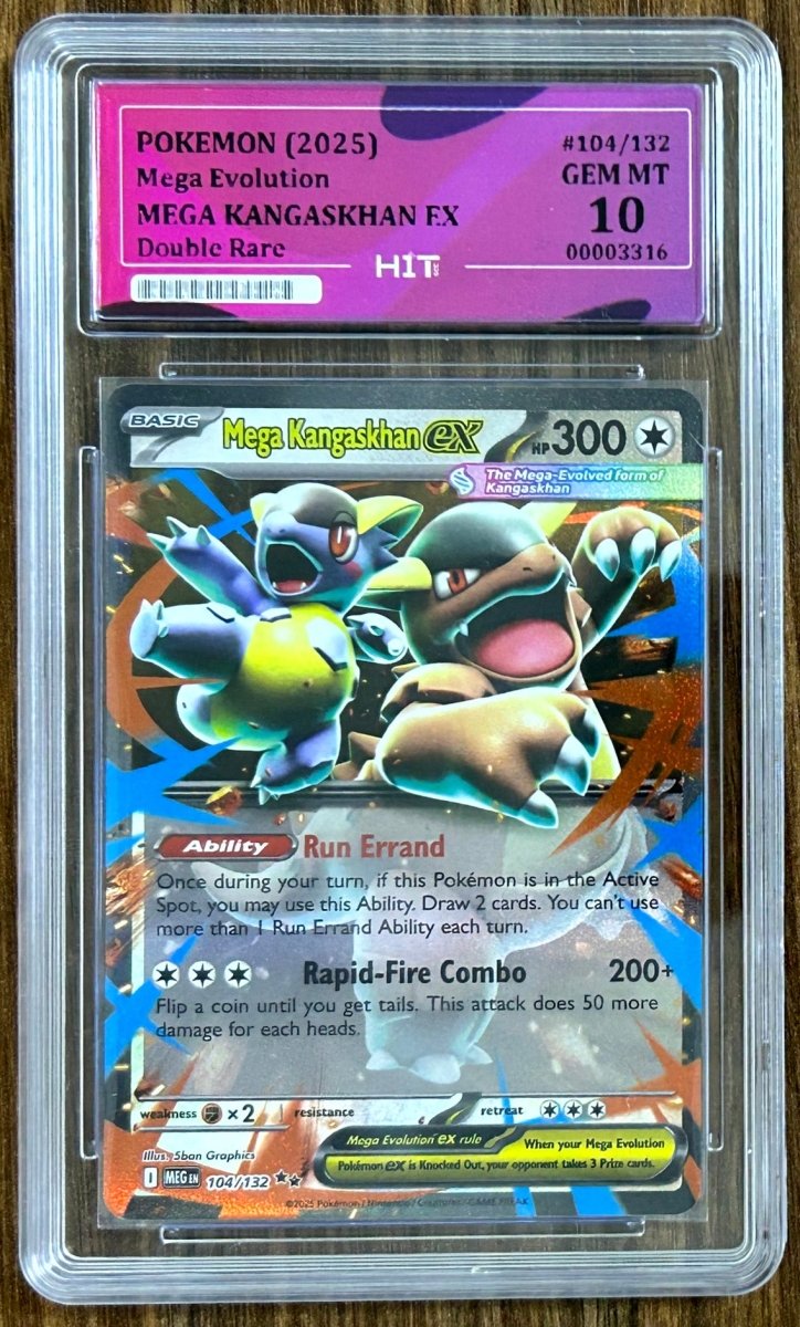 2025 MEGA KANGASKHAN EX - Double Rare 104/132 (HIT Grade 10) by MEGA on MYNTED