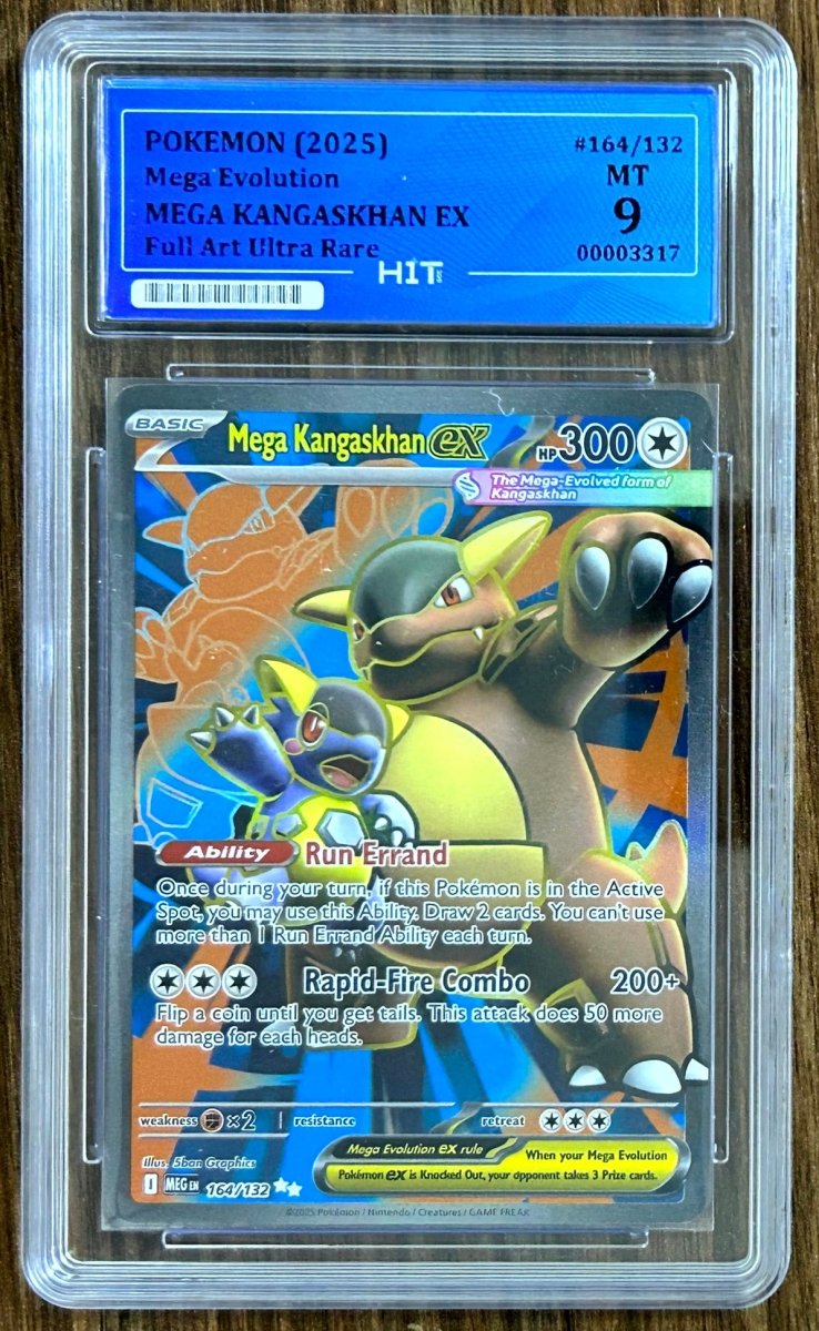 2025 MEGA KANGASKHAN EX - Full Art Ultra Rare 164/132 (HIT Grade 9) by MEGA on MYNTED