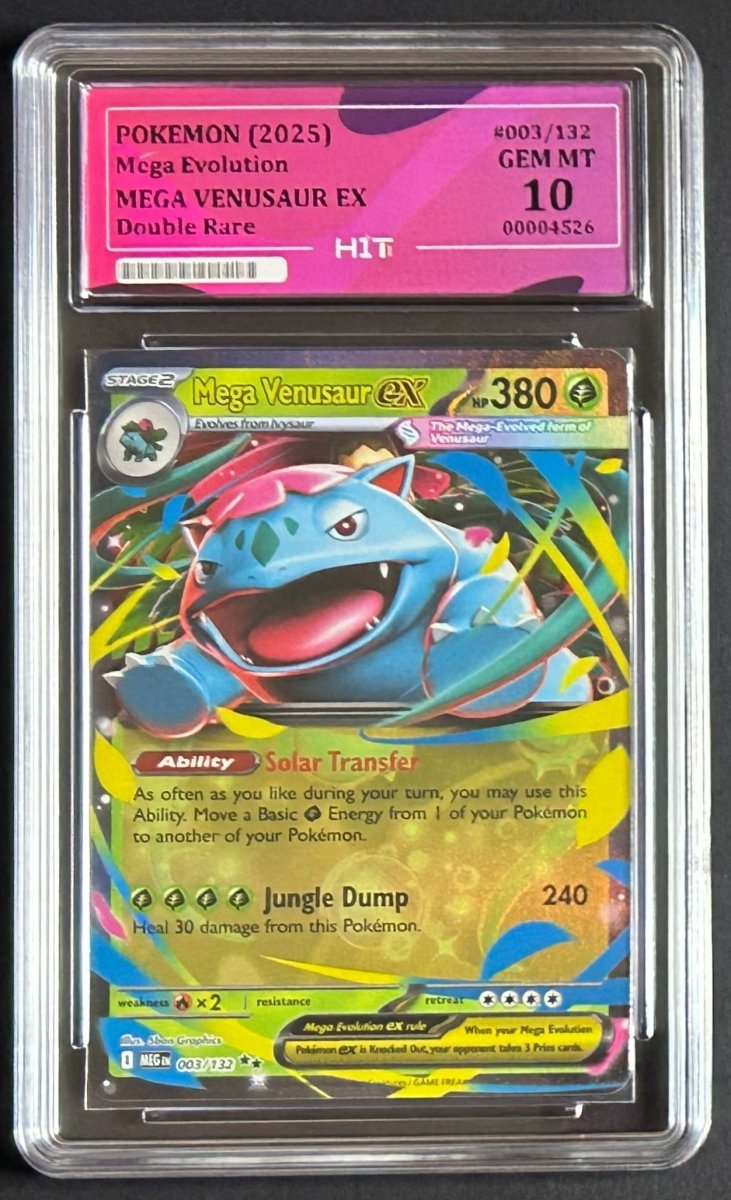 2025 MEGA VENUSAUR EX - 003/132 Double Rare (HIT Grade 10) by MEGA on MYNTED