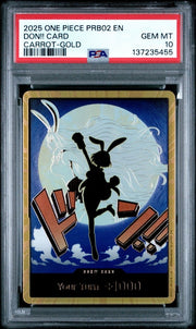 2025 One Piece PRB02- DON!! Card Carrot-Gold - PSA 10 by Sealed Collectibles on MYNTED