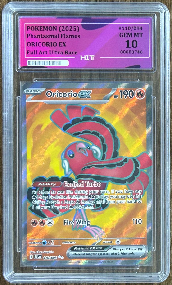 2025 ORICORIO EX - Full Art Ultra Rare 110/094 (HIT Grade 10) by MEGA on MYNTED