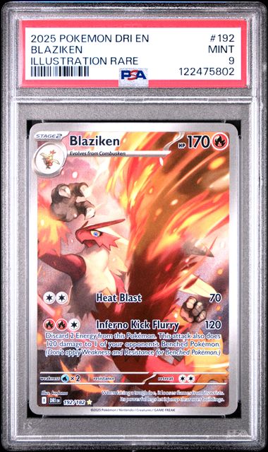 2025 POKEMON DRI EN - DESTINED RIVALS 192 BLAZIKEN ILLUSTRATION RARE by Schmutzfink TCG on MYNTED