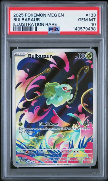 2025 POKEMON MEG EN - MEGA EVOLUTION 133 BULBASAUR ILLUSTRATION RARE by TCG Tavern on MYNTED