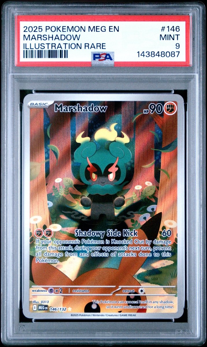 2025 POKEMON MEG EN - MEGA EVOLUTION 146 MARSHADOW ILLUSTRATION RARE by Shaibz TCG on MYNTED