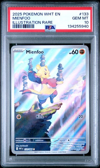 2025 POKEMON WHT EN - WHITE FLARE 133 MIENFOO ILLUSTRATION RARE by TCG Tavern on MYNTED