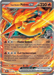 2025 Scarlet & Violet Destined RivalsTeam Rocket's Moltres EX 031/182 - Double Rare by Fabio’s Black Box on MYNTED