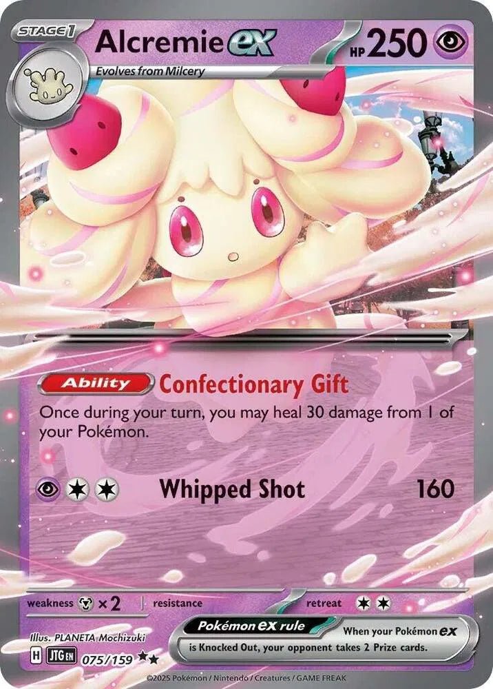 2025 Scarlet & Violet Journey Together Alcremie EX 075/159 - Double Rare by Fabio’s Black Box on MYNTED