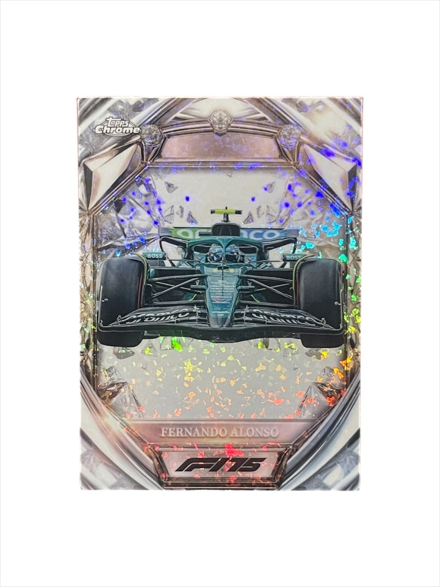 2025 Topps Chrome F1 Fernando Alonso Diamond 75th Anniversary by Fabio’s Black Box on MYNTED