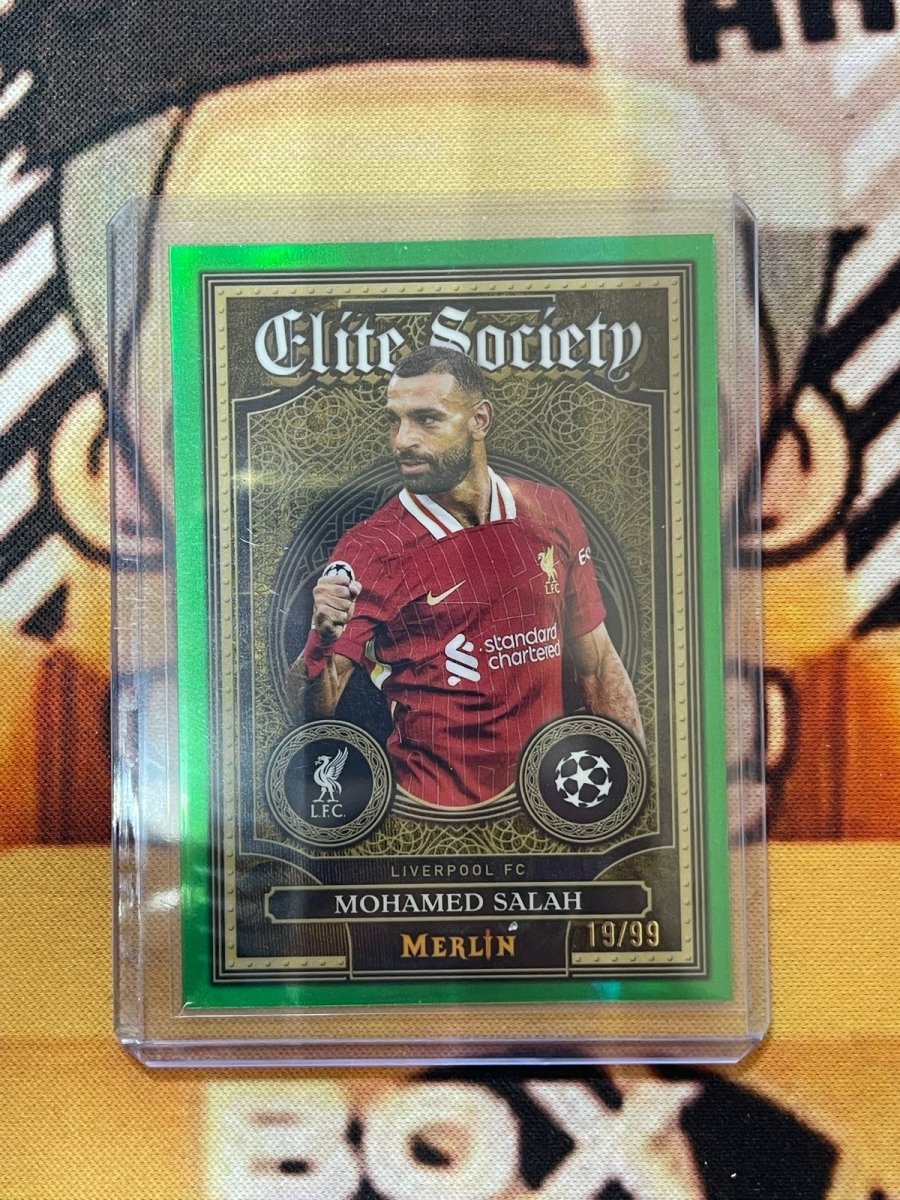 2025 Topps Merlin UEFA Champions League Elite Society - Mohamed Salah /99 by Card Market Ahuy on MYNTED