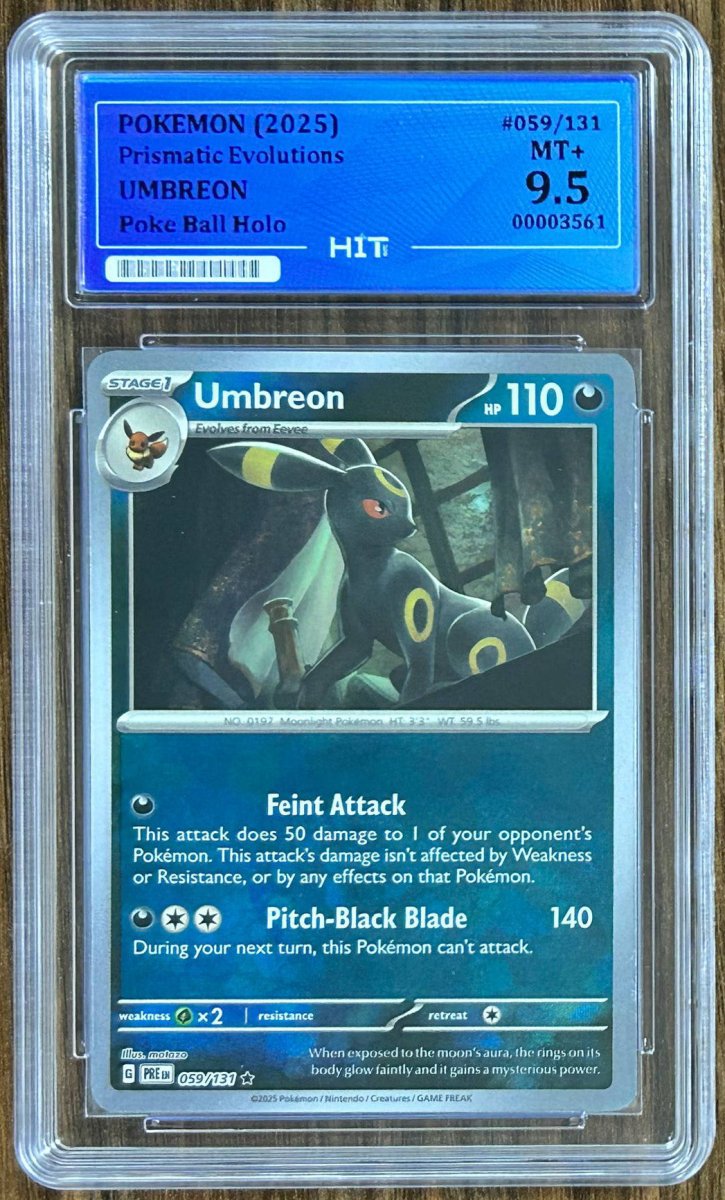 2025 UMBREON - Poke Ball Holo 059/131 (HIT Grade 9.5) by MEGA on MYNTED