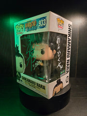 Funko Shikamaru Nara (Naruto) Autographed by JVA Showtaro Morikubo Authenticated by MEAS