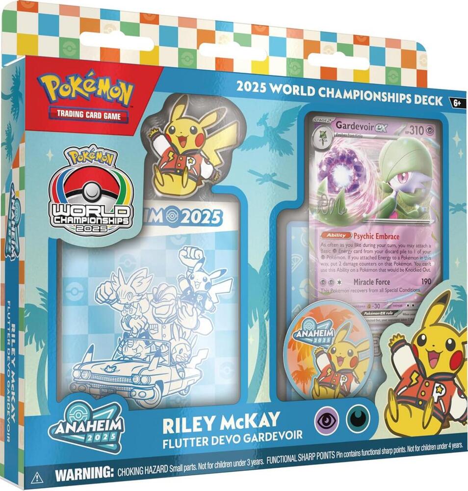 Pokemon TCG Pokemon 2025 World Championships Deck Box (RANDOM)