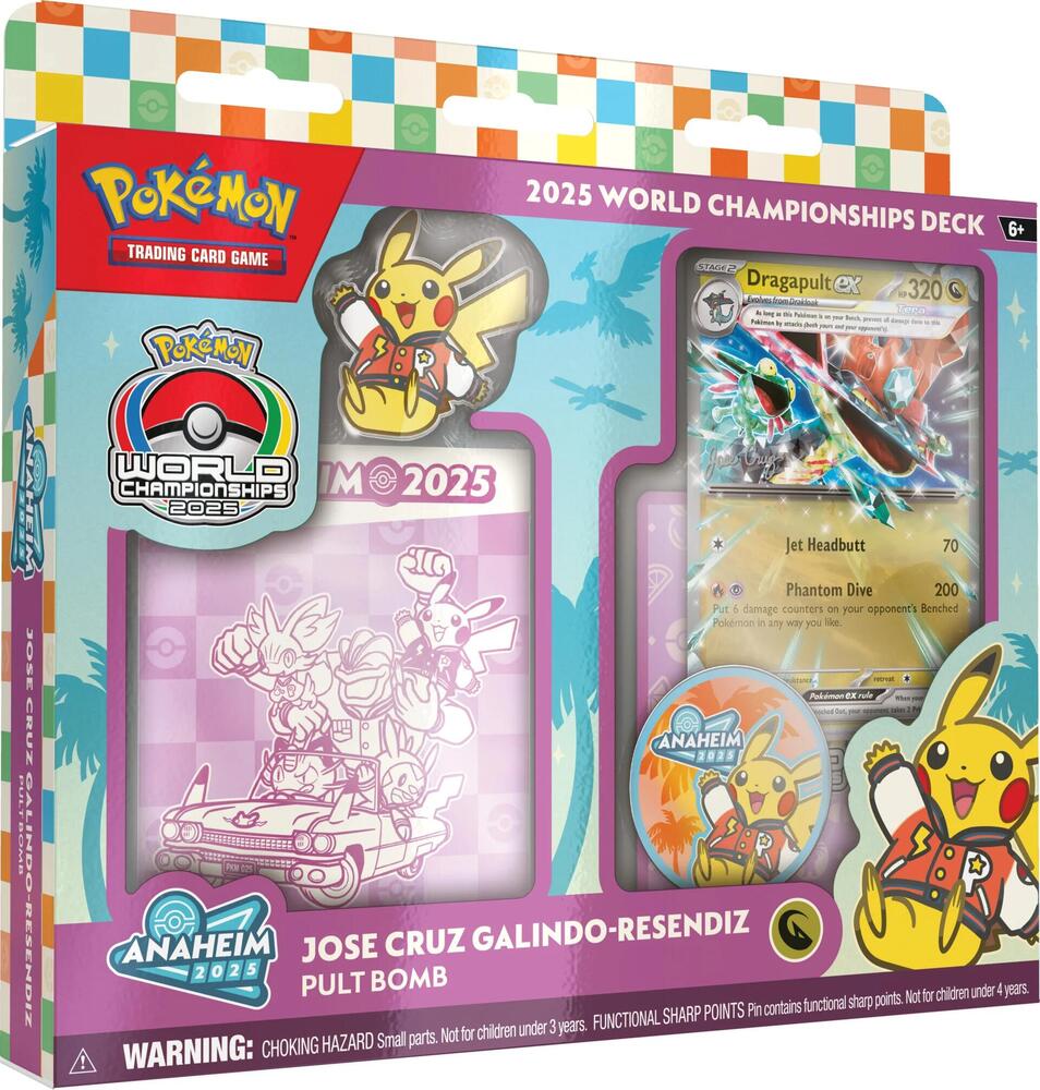 Pokemon TCG Pokemon 2025 World Championships Deck Box (RANDOM)