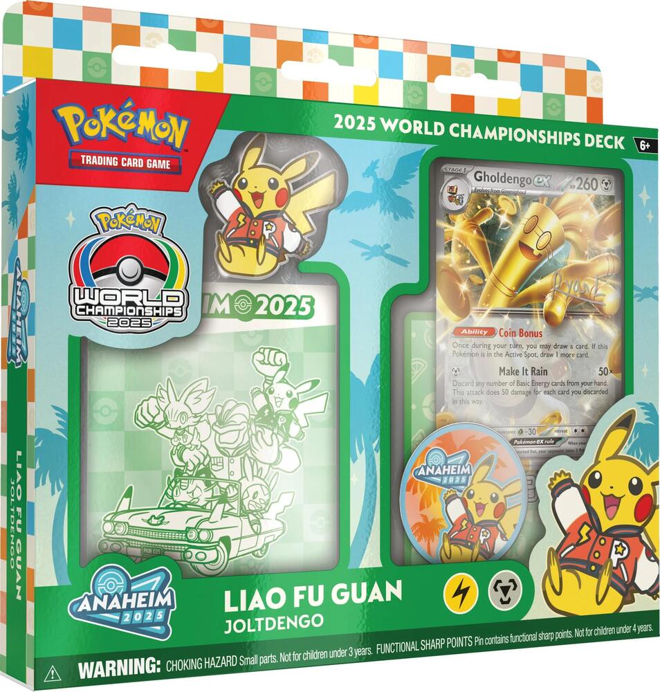 Pokemon TCG Pokemon 2025 World Championships Deck Box (RANDOM)