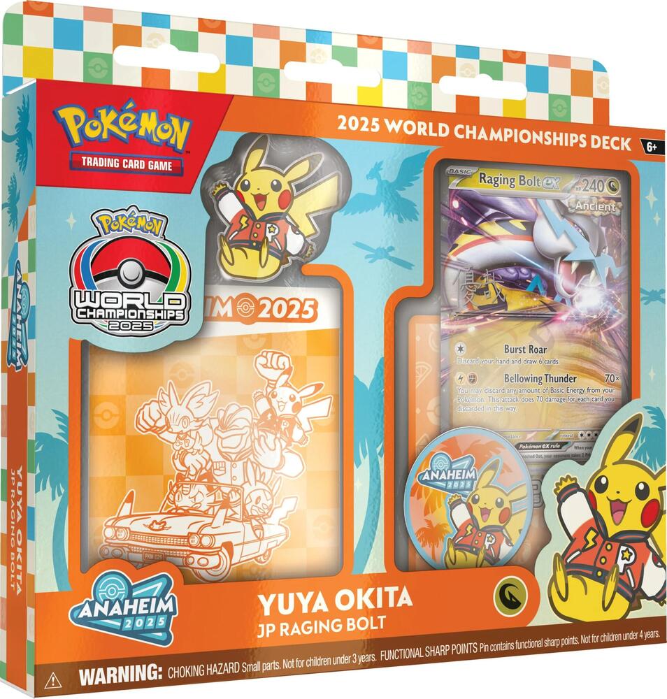 Pokemon TCG Pokemon 2025 World Championships Deck Box (RANDOM)
