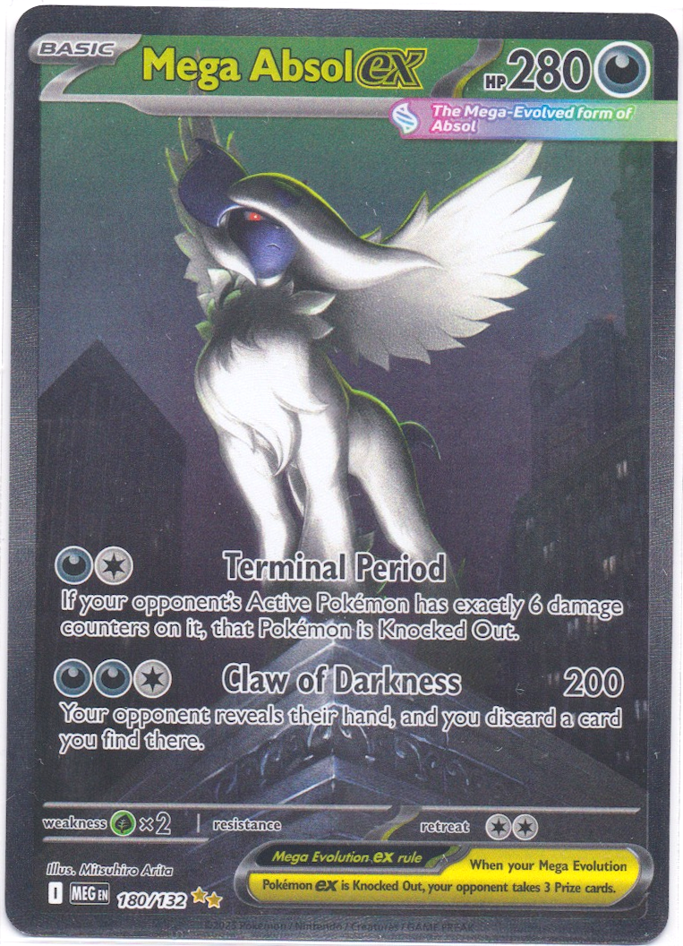 Mega Absol ex Mega Evolution Special Illustration Rare 180/132
