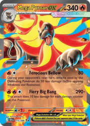 2026 Mega Evolutions Chaos Rising Mega Pyroar EX 015/086- Double Rare by Fabio’s Black Box on MYNTED