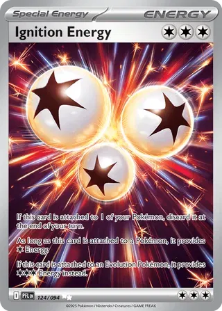 2026 Mega Evolutions Phantasmal Flames Ignition Energy 124/094 - Ultra Rare by Fabio’s Black Box on MYNTED