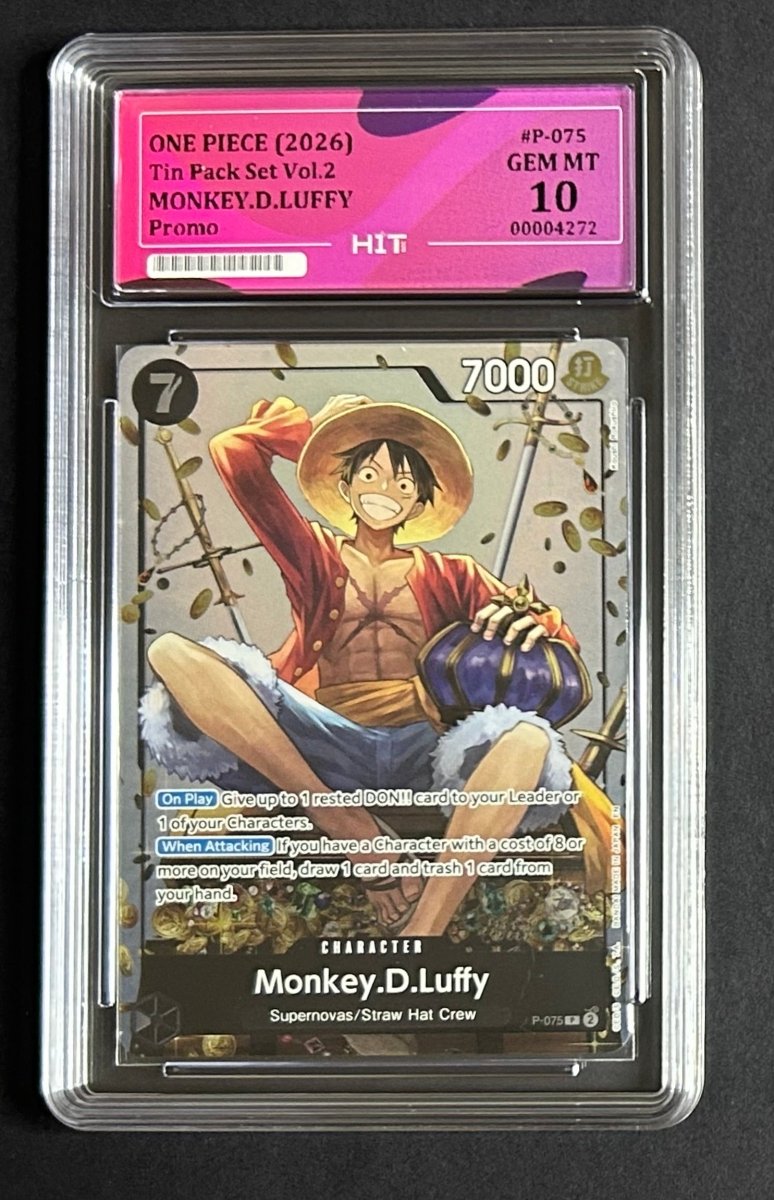 2026 MONKEY.D.LUFFY - Promo P - 075 (Hit Grade 10) by MEGA on MYNTED