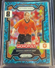2026 Panini Prizm Monopoly FIFA World Cup Dennis Bergkamp 74 Blue Wave by House Of Cards on MYNTED