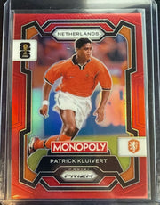 2026 Panini Prizm Monopoly FIFA World Cup Patrick Kluivert 72 Red by House Of Cards on MYNTED