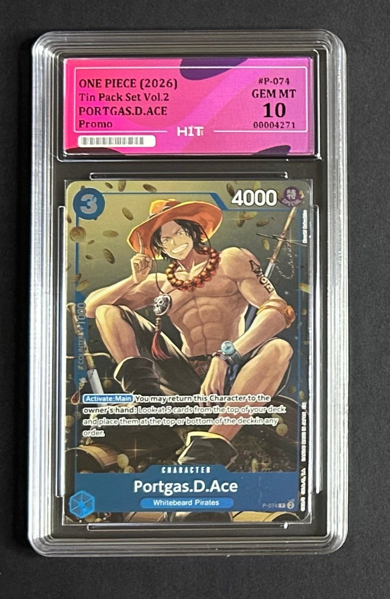 2026 PORTGAS.D.ACE - Promo P - 074 (Hit Grade 10) by MEGA on MYNTED