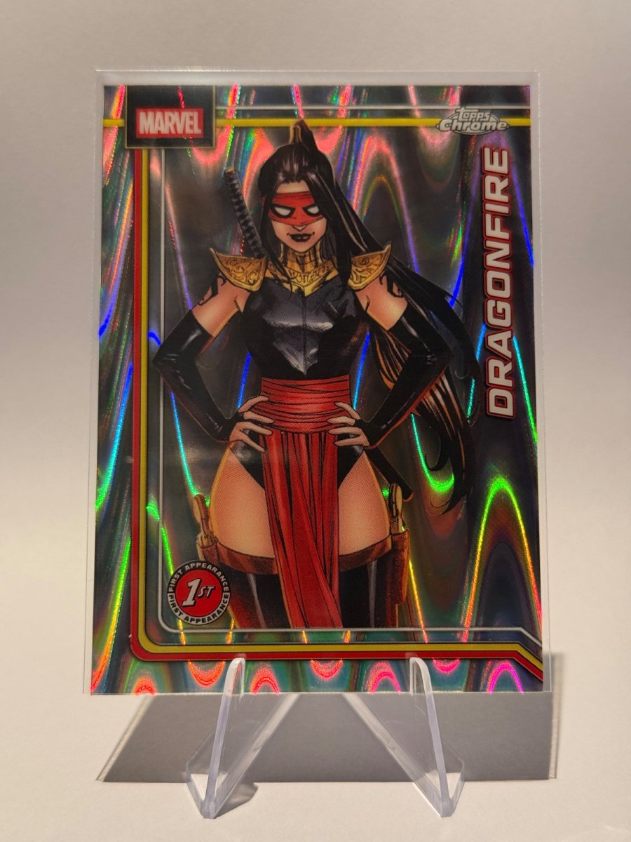 2026 Topps Chrome Marvel Dragonfire #033 – First Appearance Refractor by BOCASU on MYNTED