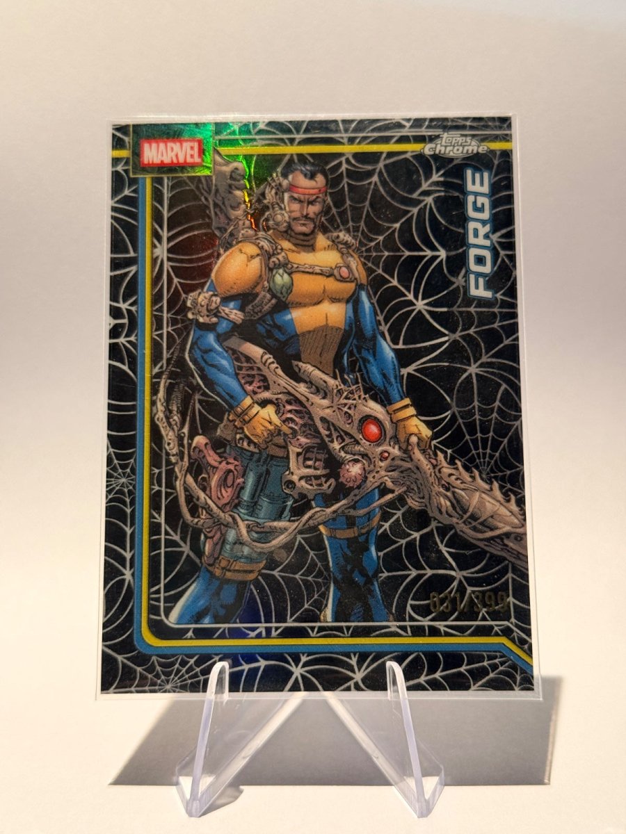 2026 Topps Chrome Marvel Forge #037 Spider-Web Refractor 031/399 – X-Men by BOCASU on MYNTED