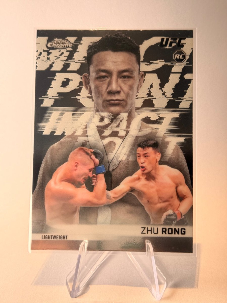 2026 Topps Chrome UFC Zhu Rong RC Impact Point #IP-12 by BOCASU on MYNTED