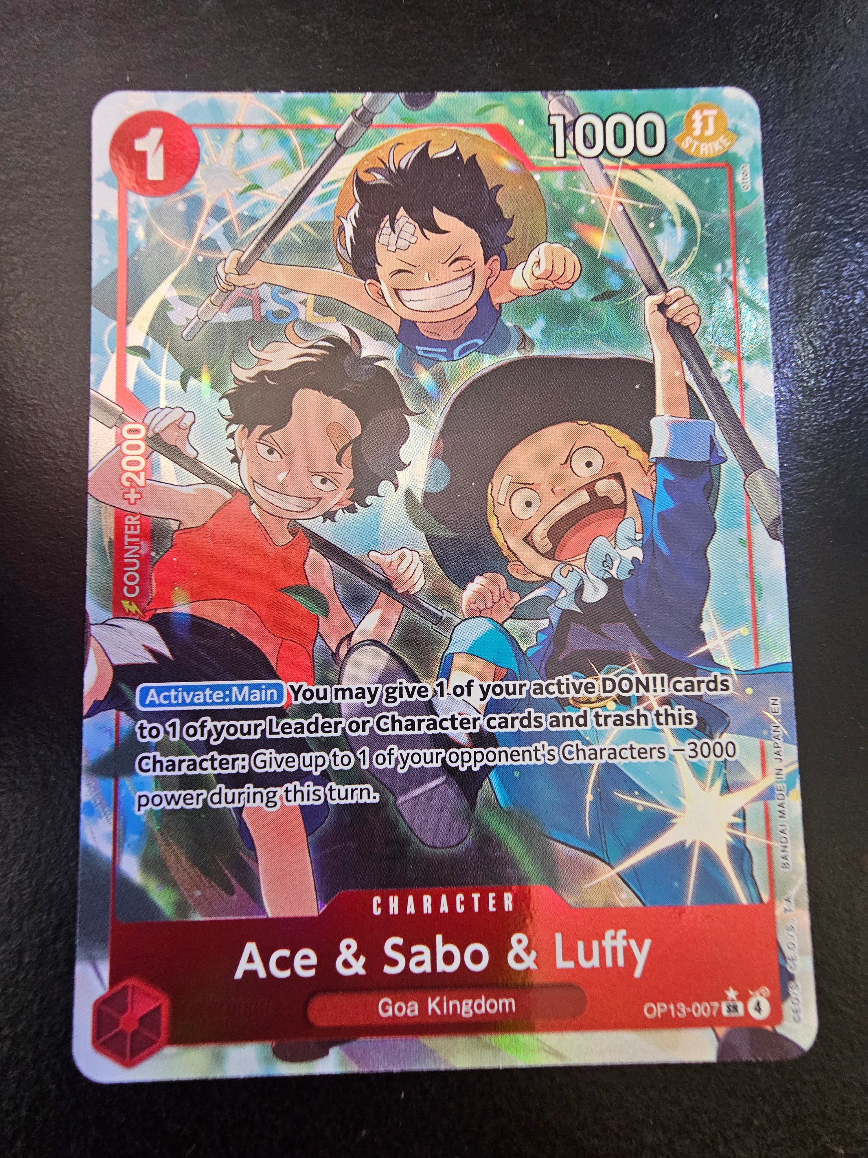 OP13-007 Ace & Sabo & Luffy Alt Art