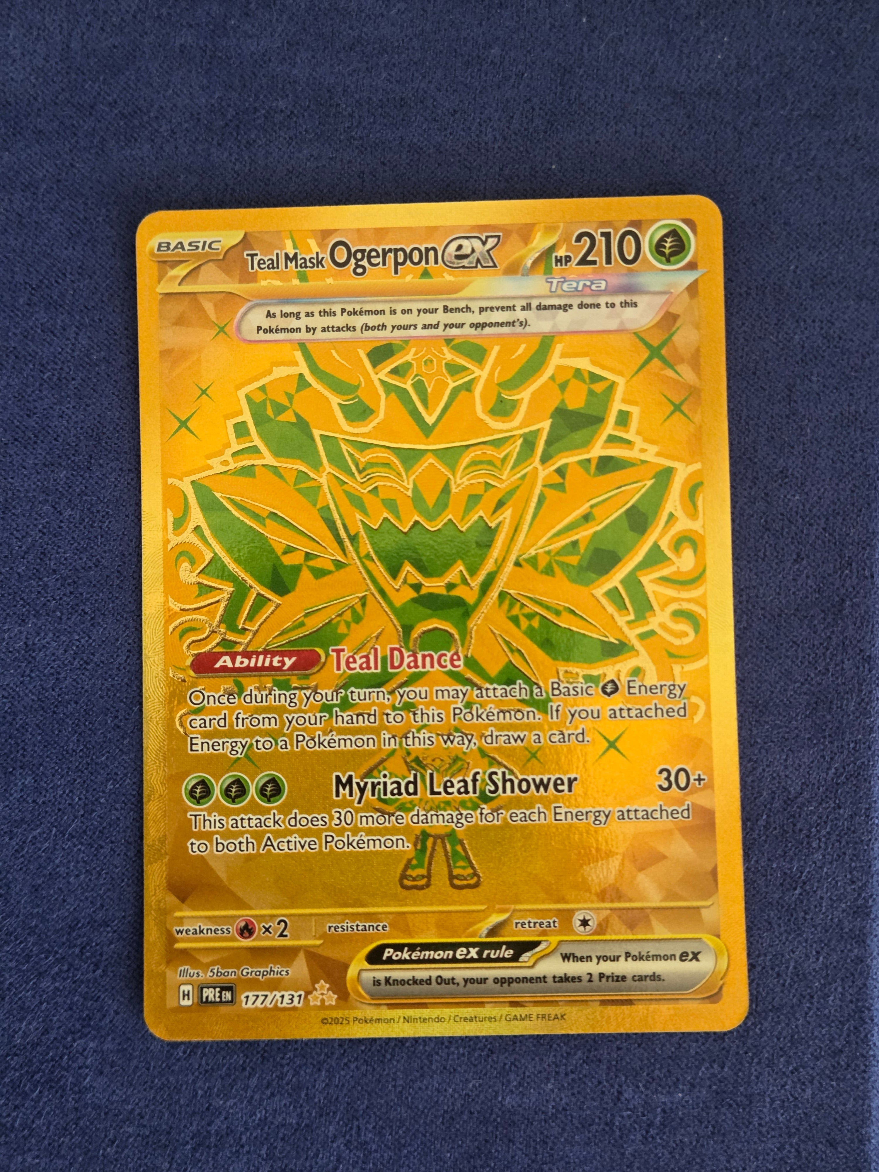 Teal Mask Ogerpon ex - 177/131 - Prismatic Evolutions