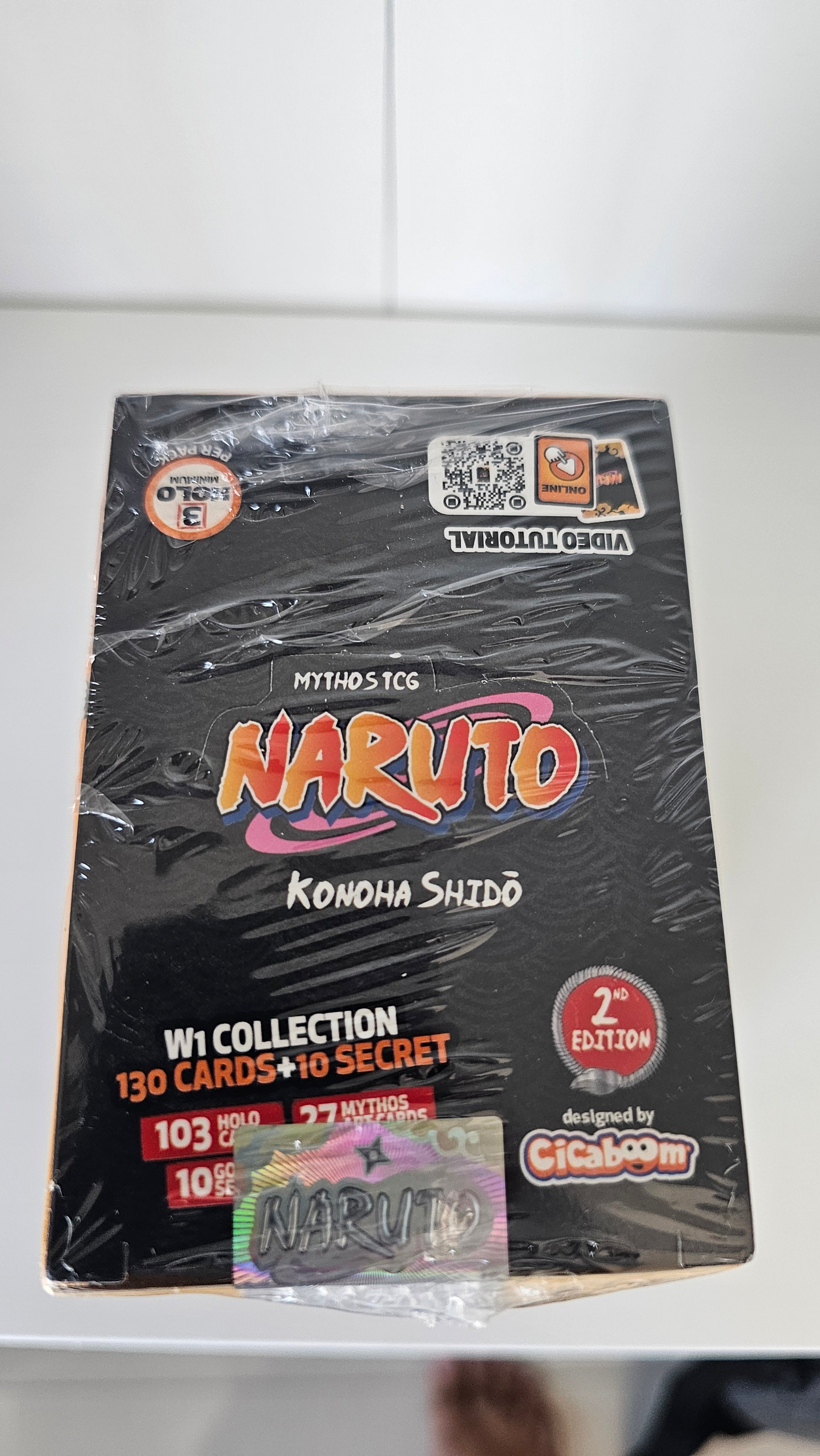 SEALED NARUTO KONOHA SHIDO - 2ND EDITION BOOSTER BOX