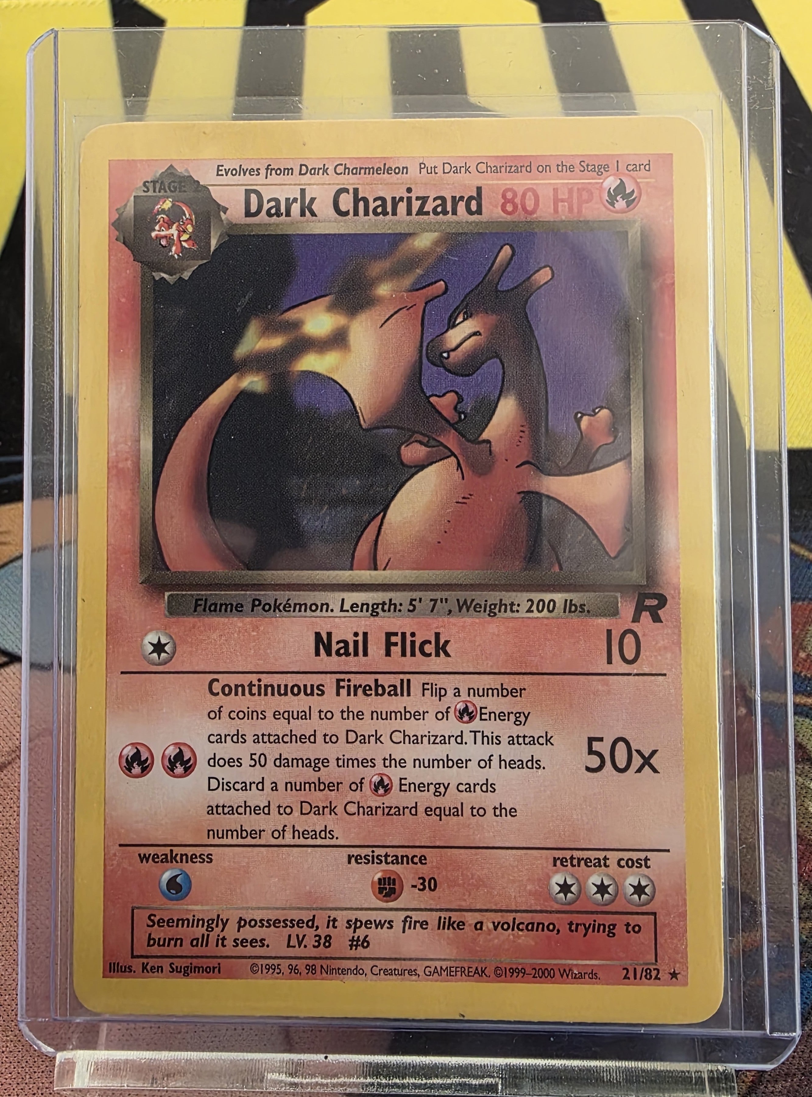 Dark Charizard 21/82 (Unlimited) - Team Rocket