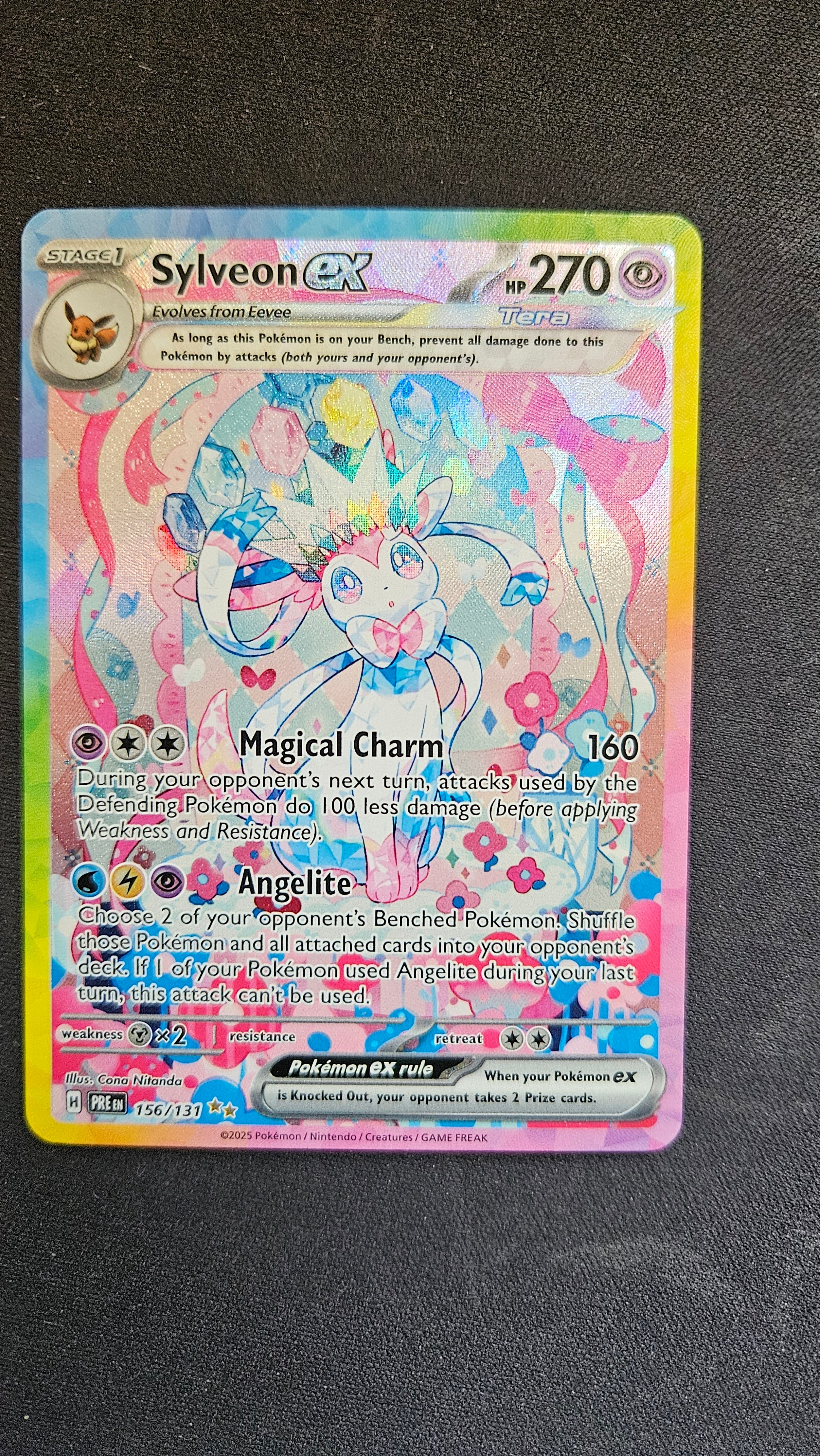 SV: Prismatic Evolutions - Sylveon ex Special Illustration Rare 156/131