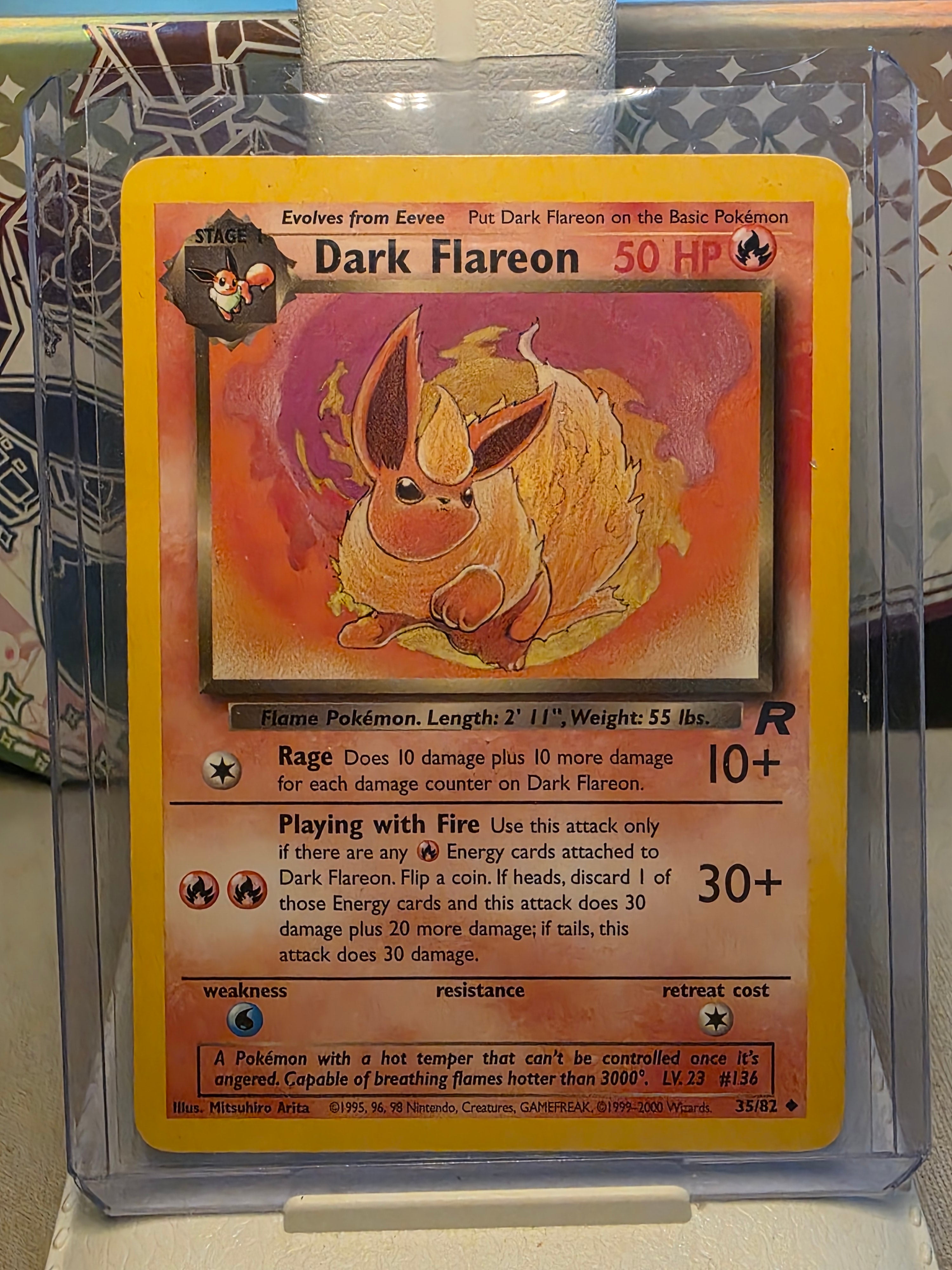 Dark Flareon 35/82 - Team Rocket