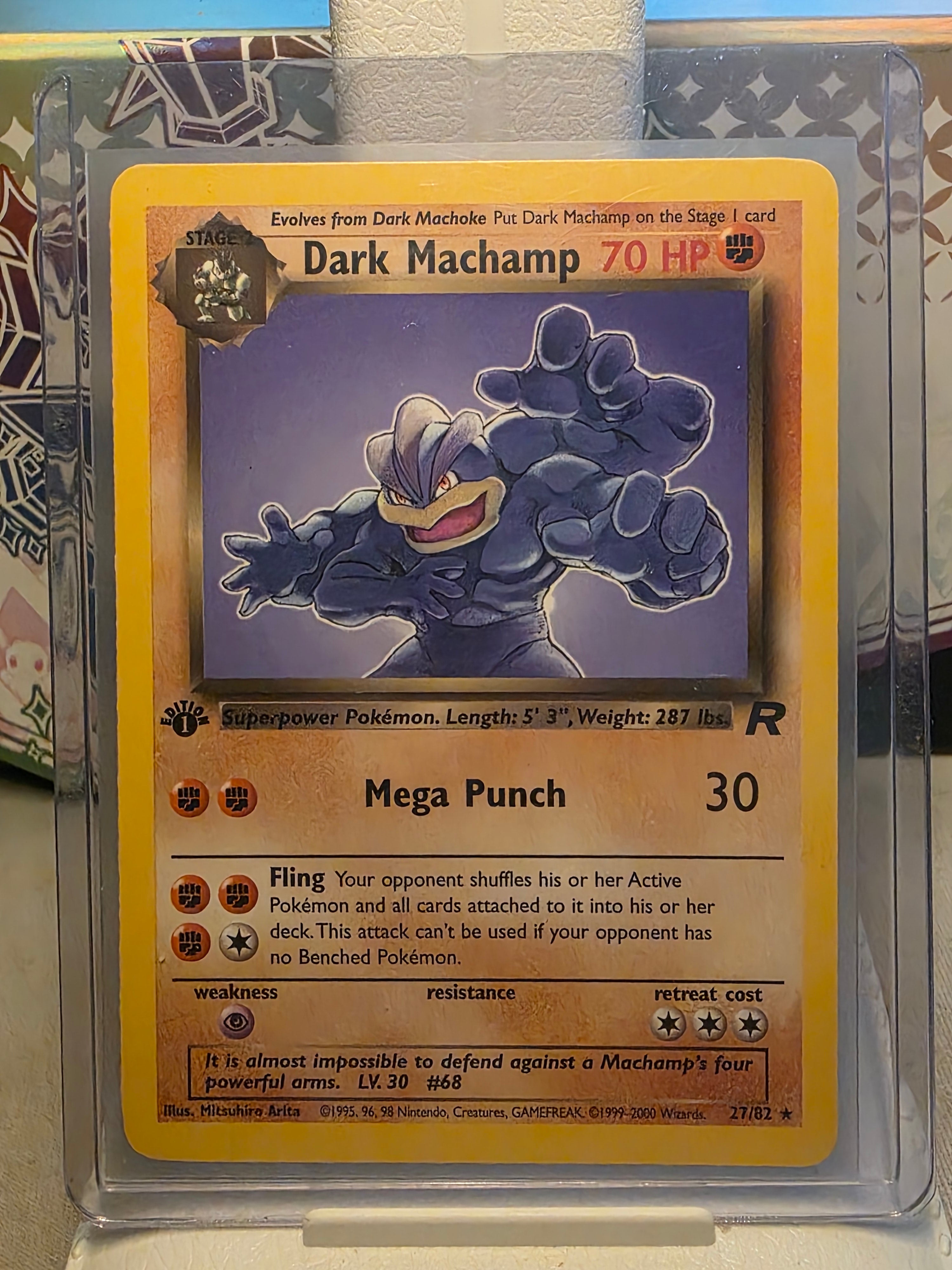 Dark Machamp (1st edition) - Team Rocket