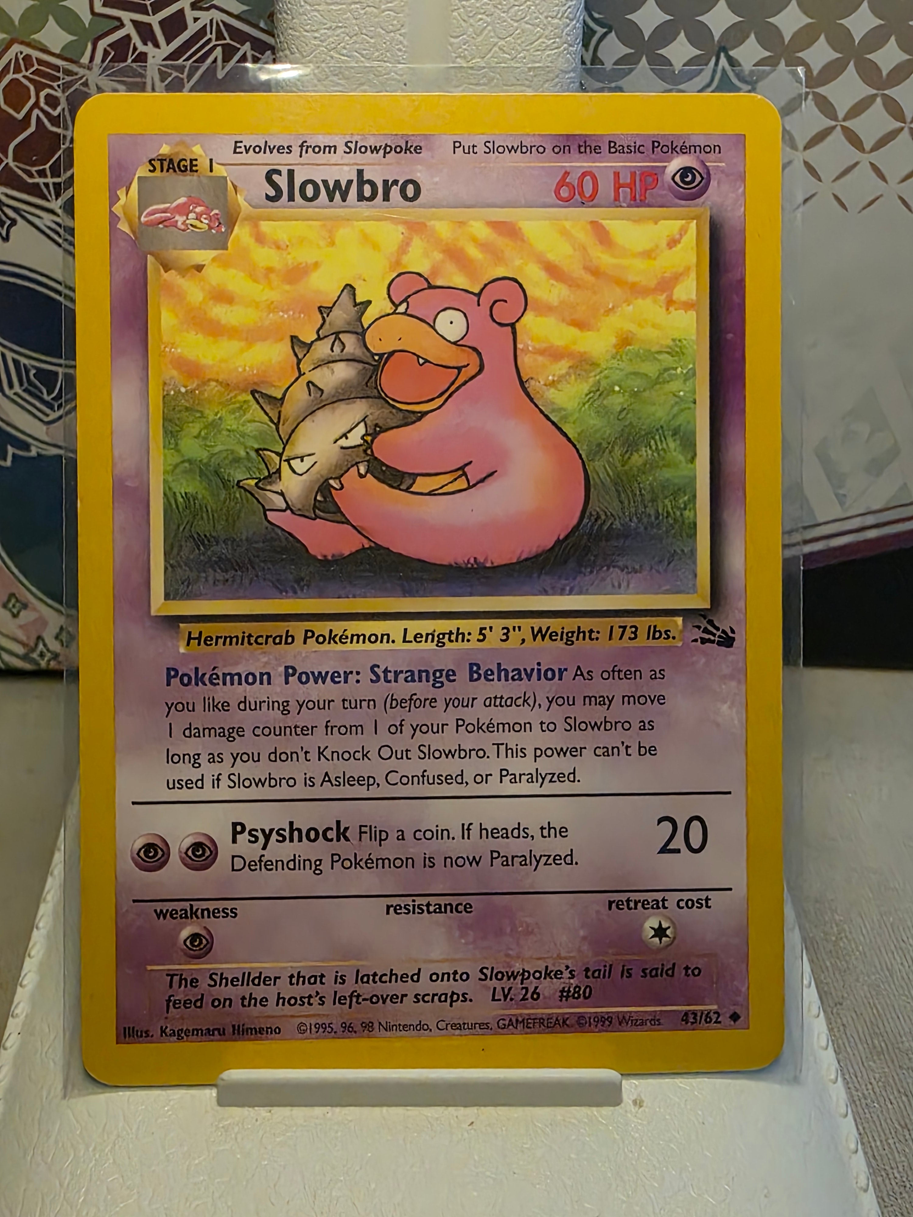Slowbro 43/62 - Fossil