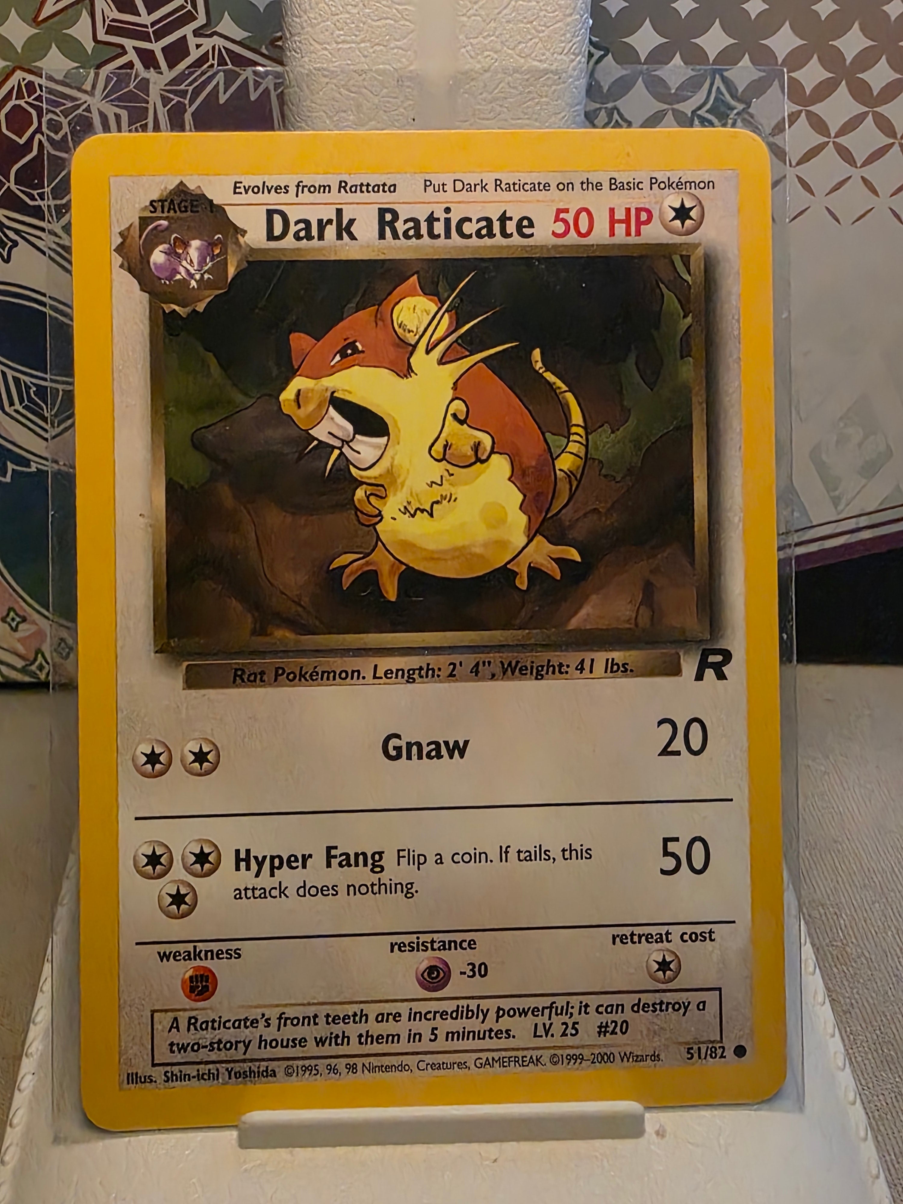 Dark Raticate 51/82 - Team Rocket