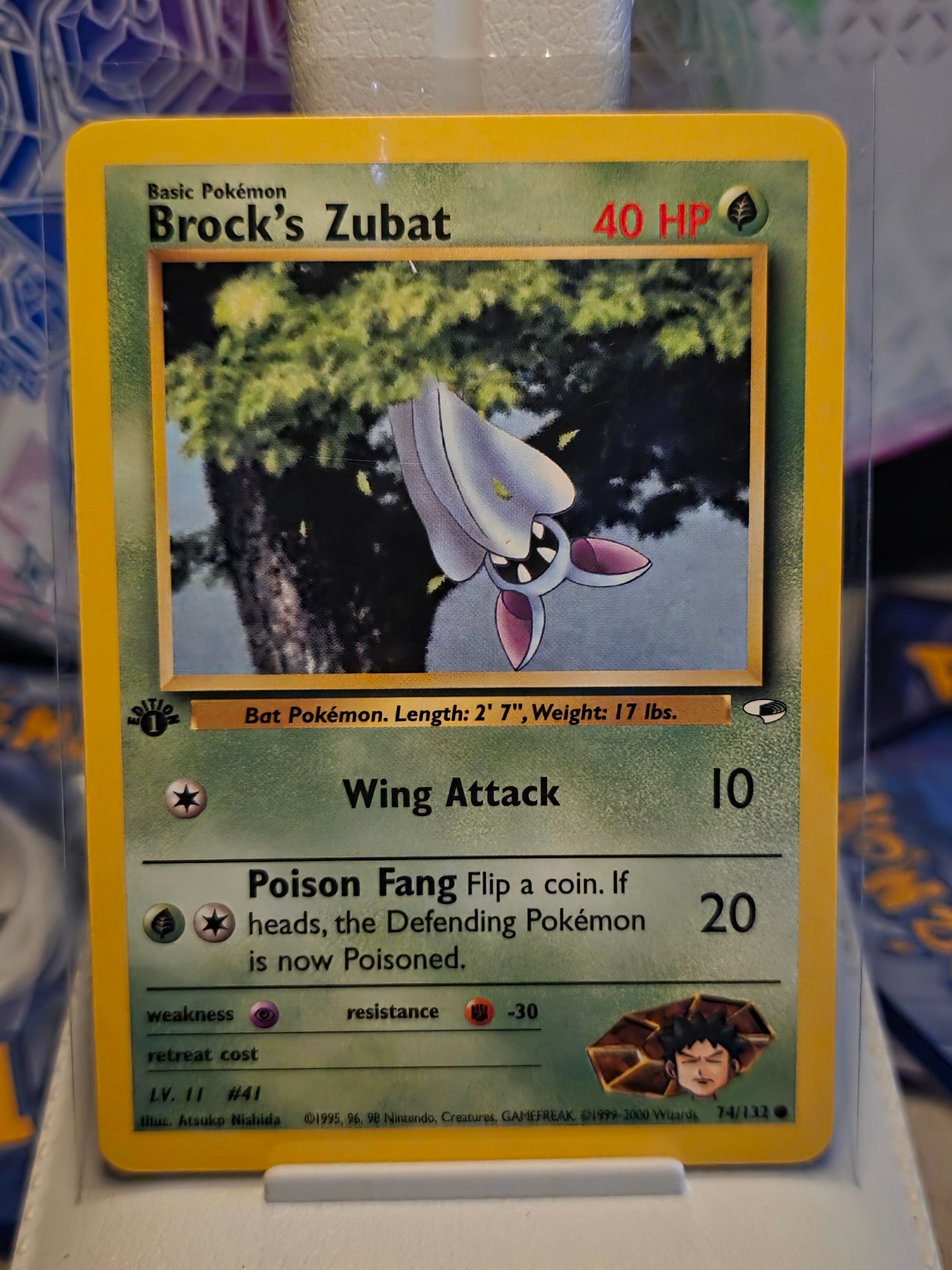 Brock's Zubat (1st Edition) 74/132 - Gym Heroes